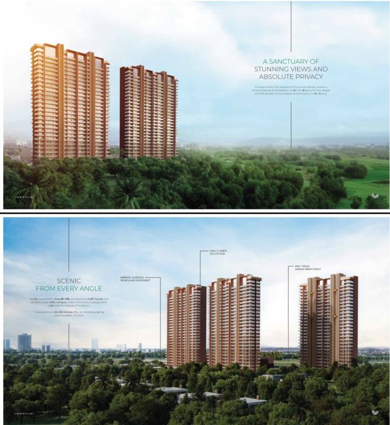 Exterior View, eldeco-fairway-reserve 4 Bedroom 3600 Sq.Ft. Apartment In Sector 80 Gurgaon 10160485