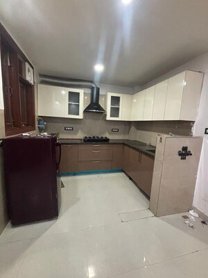 Kitchen in 3 BHK Builder Floor at Freedom Fighters Enclave – for Rent