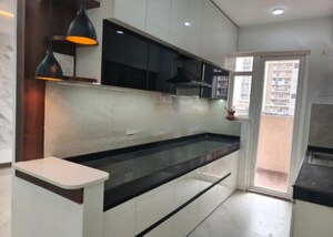 Kitchen in 4 BHK Apartment at Rishita Manhattan, Gomti Nagar – for Rent