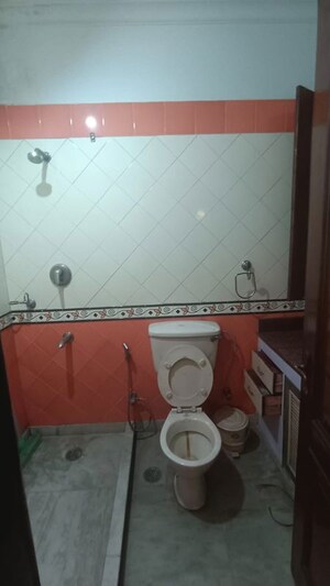 Bathroom in 3 BHK Builder Floor at Malviya Nagar – for Rent