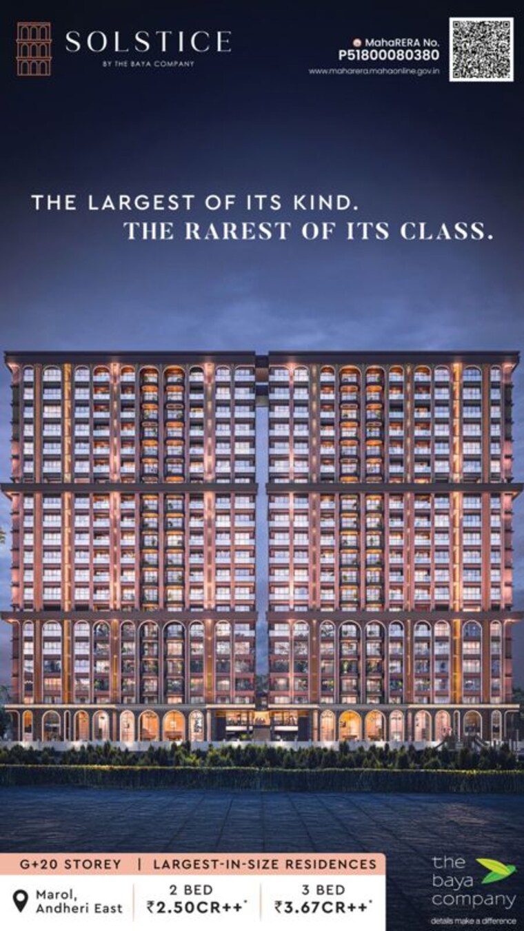 Exterior View, the-baya-marol 2 Bedroom 767 Sq.Ft. Apartment In Marol Mumbai 10160635