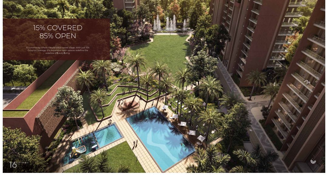 3 BHK + Pooja Room,Servant Room,Study Room,Extra Room Apartment For Sale in Eldeco Fairway Reserve