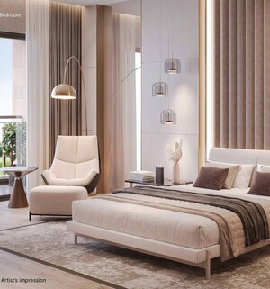 Bedroom in 4 BHK Apartment at Eldeco Fairway Reserve, Sector 80 – for Sale