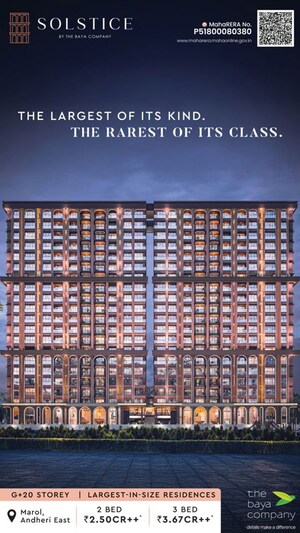 2 BHK Apartment – Exterior View View at The Baya Marol, Marol - for Sale