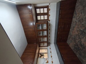 Staircase in 2 BHK Independent House at Iti Layout – for Rent