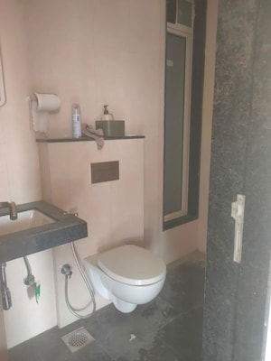 Bathroom in 2 BHK Apartment at Raunak Residency Thane, Pokhran Road No One – for Rent