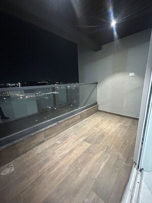 Balcony in 3 BHK Apartment at Majestique Marbella Phase 1, Kharadi – for Rent