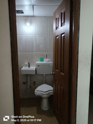 Bathroom in 3 BHK Apartment at Deep Satyadeep Heights, Makarba – for Sale