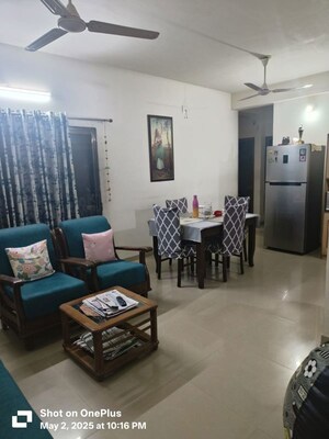 Living Room in 3 BHK Apartment at Deep Satyadeep Heights, Makarba – for Sale