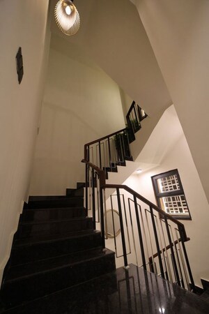 Staircase in 3 BHK Villa at Airport Area – for Sale