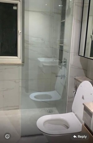 Bathroom in 3 BHK Apartment at DLF New Town Heights I, Sector 90 – for Rent