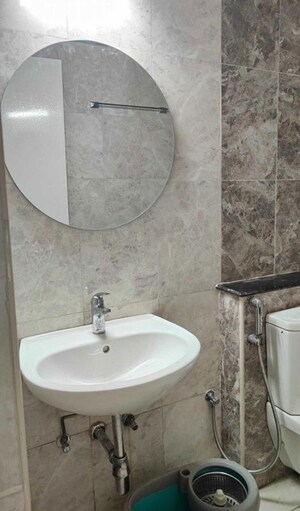 Bathroom in 2.5 BHK Apartment at Mantri Webcity, Hennur – for Rent