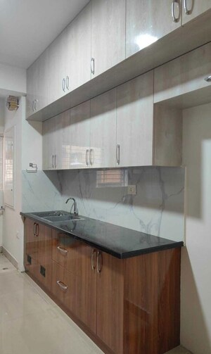 Kitchen in 2.5 BHK Apartment at Mantri Webcity, Hennur – for Rent
