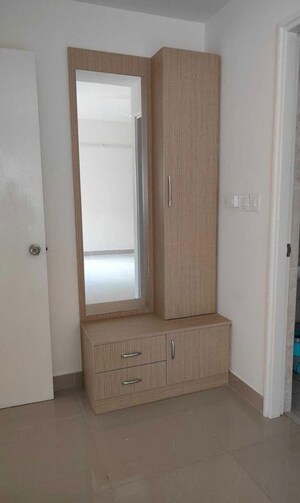 Bathroom in 2.5 BHK Apartment at Mantri Webcity, Hennur – for Rent