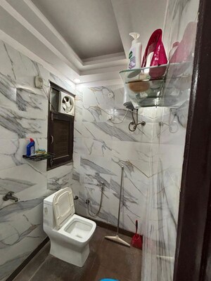 Bathroom in 1 BHK Builder Floor at Dwarka Mor – for Rent