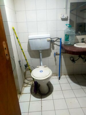 Bathroom in 1 RK Apartment at Piccadilly 1 CHS, Goregaon East – for Rent