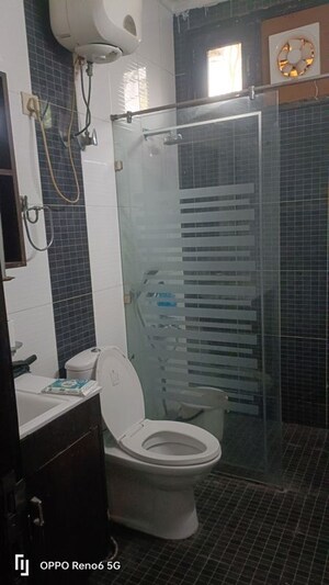 Bathroom in 2.5 BHK Builder Floor at East Of Kailash – for Rent