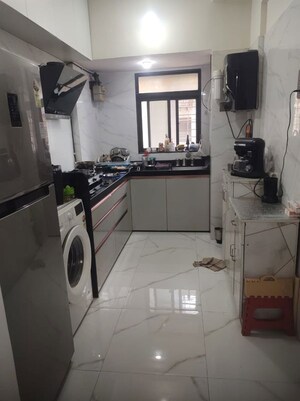 Kitchen in 1 BHK Apartment at JP Airoli Tower, Airoli Sector 19 – for Rent