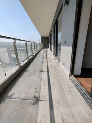 Balcony in 3.5 BHK Apartment at Krisumi Waterfall Residences, Sector 36a – for Rent