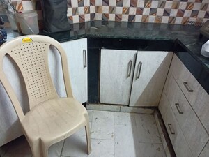 Kitchen in 1 BHK Builder Floor at Green Park Extension – for Rent