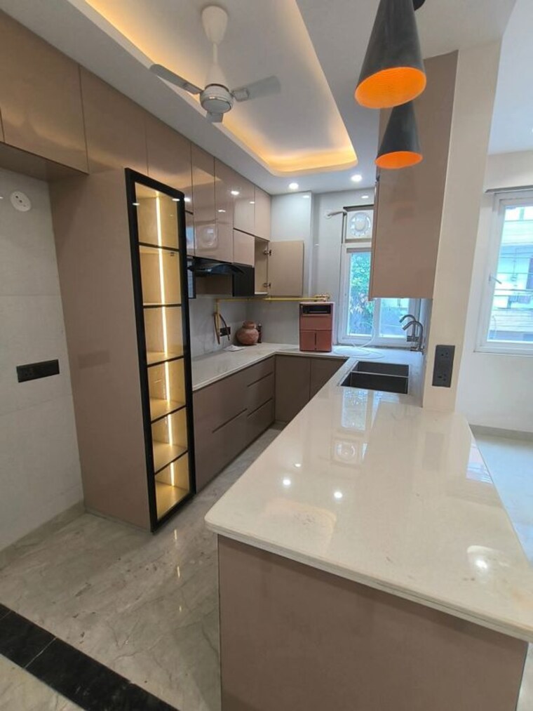 Kitchen, saket 3 Bedroom 1600 Sq.Ft. Apartment In Saket Delhi 10162211