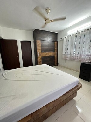 Bedroom in 2 BHK Apartment at Goel Ganga Carnation, Koregaon Park – for Rent