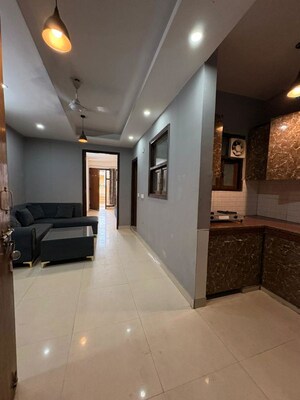 Living Room in 1 BHK Apartment at Saket – for Rent