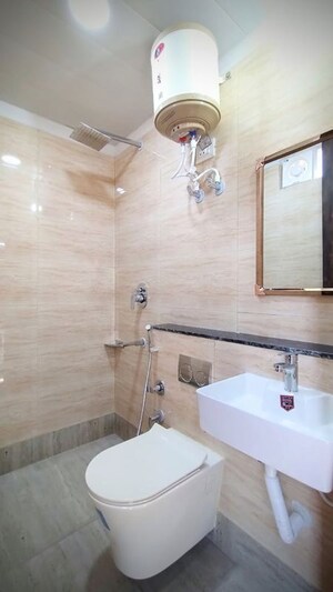 Bathroom in 1 BHK Builder Floor at Spazedge, Sector 47 – for Rent