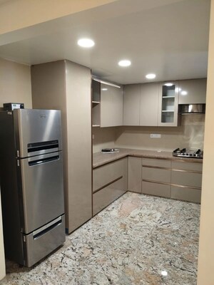 Kitchen in 1 RK Builder Floor at Kohli One Malibu Town, Sector 47 – for Rent