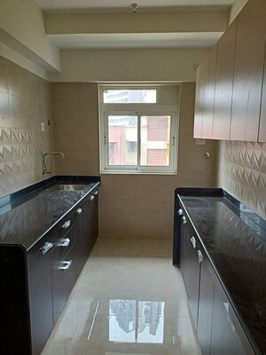 Kitchen in 1 BHK Apartment at Srishti Pride, Bhandup West – for Sale