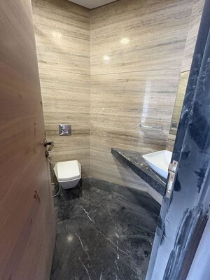 Bathroom in 3 BHK Apartment at Omkar 1973, Worli – for Rent