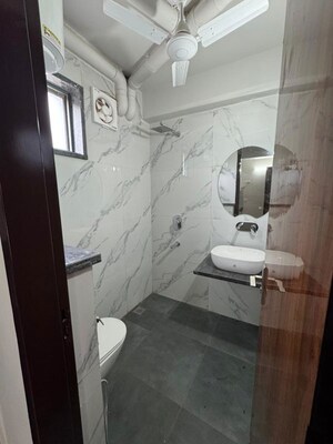 Bathroom in 1 BHK Builder Floor at Kohli One Malibu Town, Sector 47 – for Rent