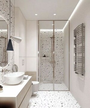 Bathroom in 3 BHK Builder Floor at Sector 81 – for Sale