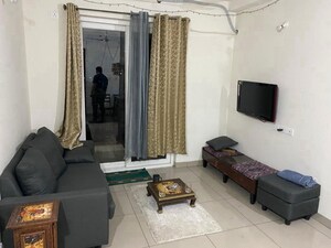 Living Room in 1 BHK Apartment at Prestige Royale Gardens, Gantiganahalli – for Sale