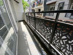 Balcony in 3 BHK Apartment at Palm Residency Chhatarpur, Chattarpur – for Rent