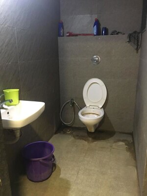 Bathroom in  Office Space at Zaveri 31Five, Makarba – for Rent