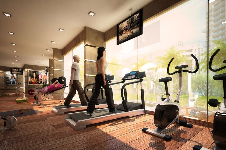 Gym, dp-star 2 Bedroom 560 Sq.Ft. Apartment In Bhandup West Mumbai 10162872