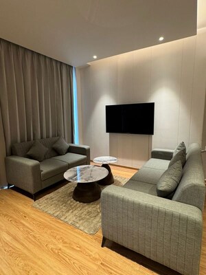 Living Room in Studio Apartment at M3M My Den, Sector 67 – for Rent