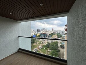 Balcony in 3 BHK Apartment at Majestique Signature Towers, Balewadi – for Rent