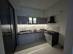 Kitchen in 3 BHK Apartment at Majestique Signature Towers, Balewadi – for Rent