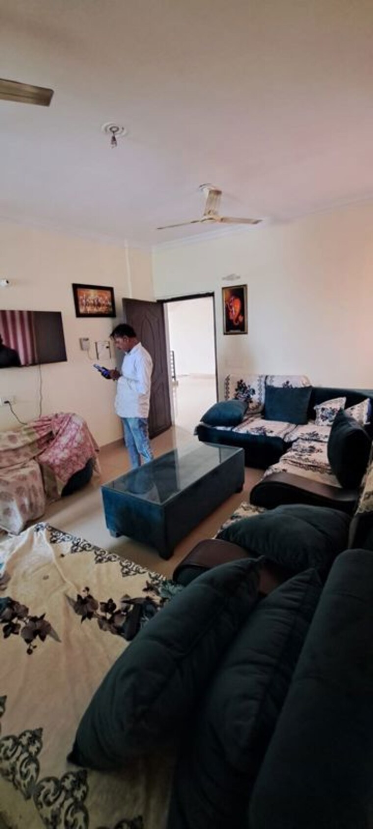 Living Room, mega-capital-tower 2 Bedroom 1000 Sq.Ft. Apartment In Kursi Road Lucknow 10163118