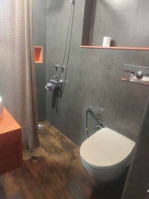 Bathroom in 3 BHK Apartment at Sarita Vihar – for Rent