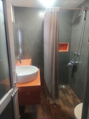 Bathroom in 3 BHK Apartment at Sarita Vihar – for Rent