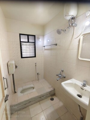 Bathroom in 3 BHK Apartment at Gini Viviana, Balewadi – for Rent