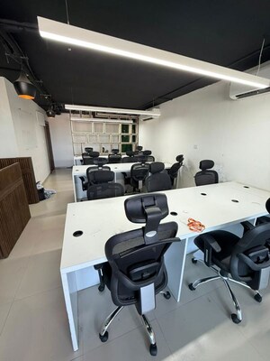 Team Area in  Office Space at Shivalik Shilp, Sanidhya – for Rent