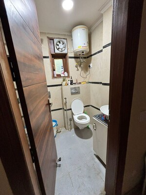 Bathroom in 2 BHK Builder Floor at Panchsheel Vihar – for Rent