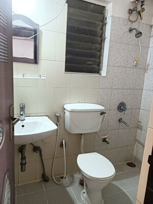 Bathroom in 2 BHK Apartment at Ideal Abasan, Narayanpur – for Rent
