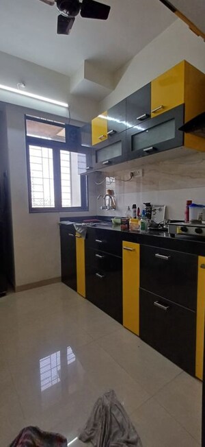 Kitchen in 1 BHK Apartment at Sanghvi Valley, Kalwa – for Rent