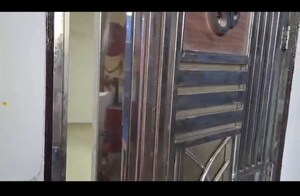 Staircase in 4 BHK Apartment at Vasu Fortune Residency, Raj Nagar Extension – for Sale