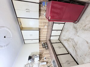 Kitchen in 2 BHK Builder Floor at Khirki Extension – for Rent